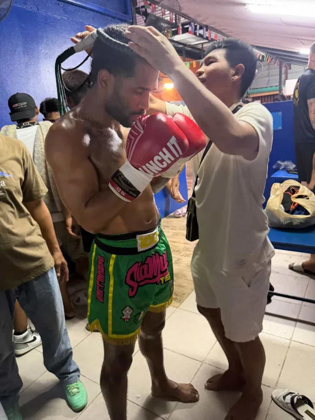 Gomin et Singdam au fight camp